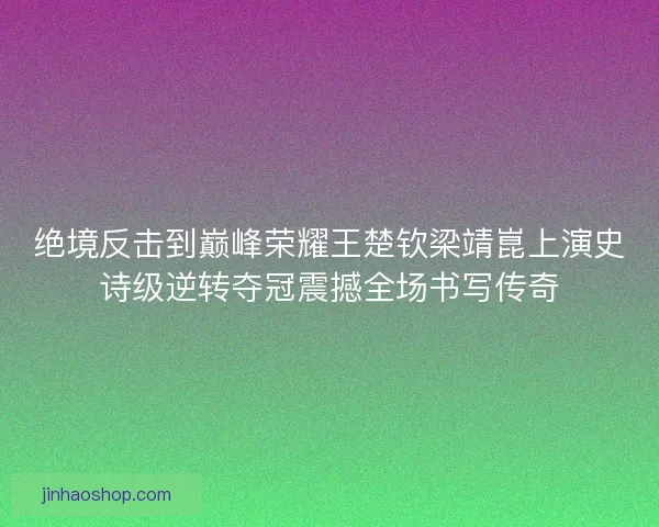 绝境反击到巅峰荣耀王楚钦梁靖崑上演史诗级逆转夺冠震撼全场书写传奇 绝境反击到巅峰荣耀王楚钦梁靖崑上演史诗级逆转夺冠震撼全场书写传奇