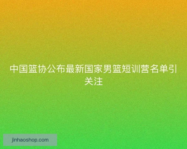 中国篮协公布最新国家男篮短训营名单引关注 中国篮协公布最新国家男篮短训营名单引关注